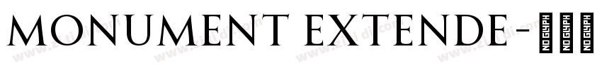 Monument Extende字体转换